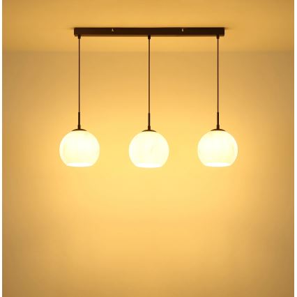 Globo - Полилей на кабел 3xE27/60W/230V