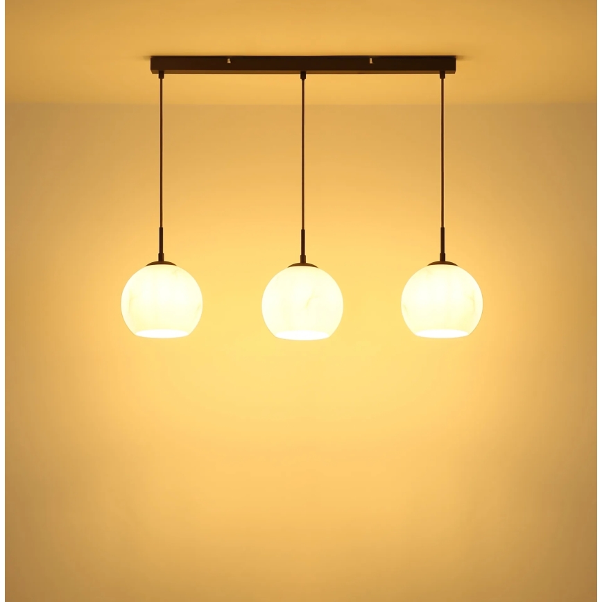 Globo - Полилей на кабел 3xE27/60W/230V
