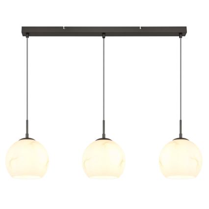 Globo - Полилей на кабел 3xE27/60W/230V