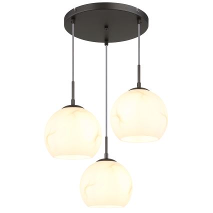 Globo - Полилей на кабел 3xE27/60W/230V Ø 42,5 см