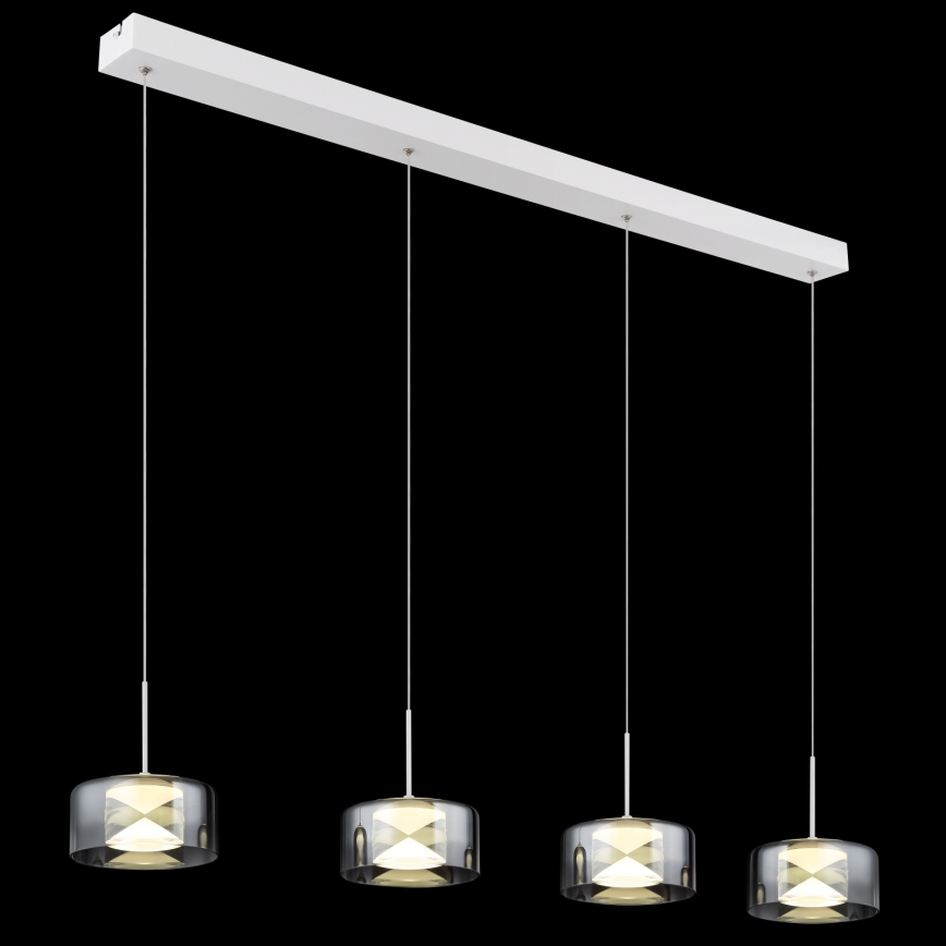 Globo - LED полилей на кабел LED/24W/230V бял/димчат