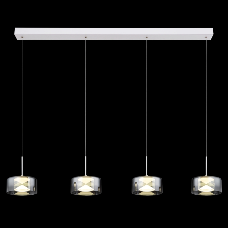 Globo - LED полилей на кабел LED/24W/230V бял/димчат