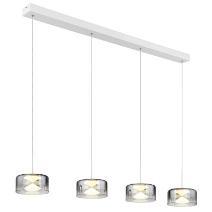 Globo - LED полилей на кабел LED/24W/230V бял/димчат