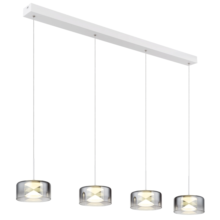 Globo - LED полилей на кабел LED/24W/230V бял/димчат