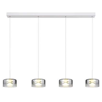 Globo - LED полилей на кабел LED/24W/230V бял/димчат