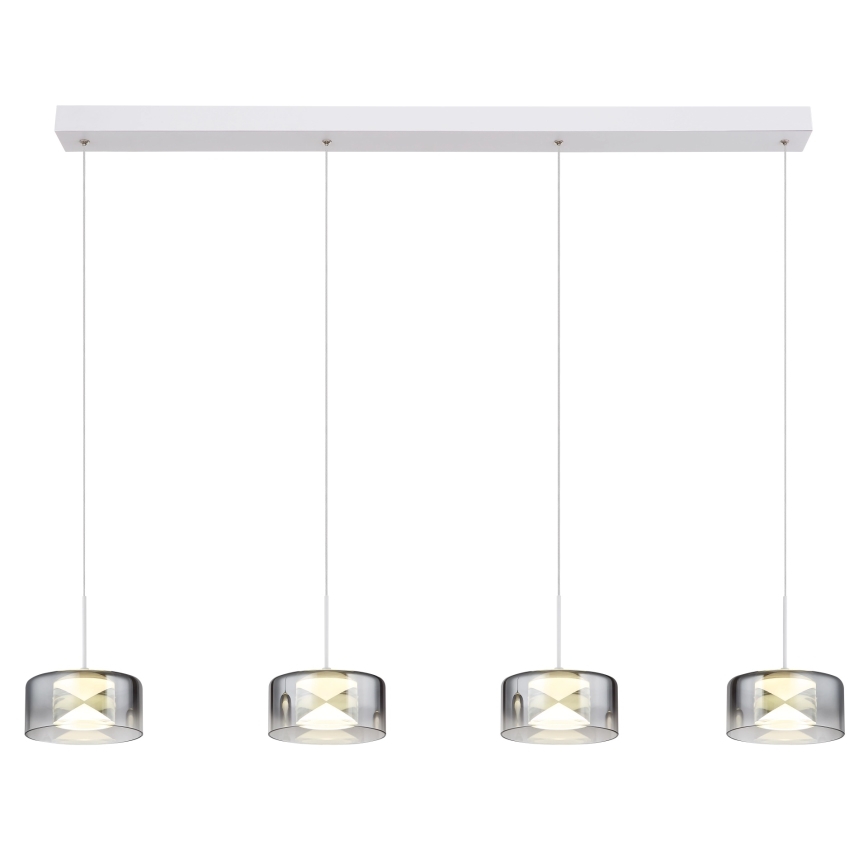 Globo - LED полилей на кабел LED/24W/230V бял/димчат