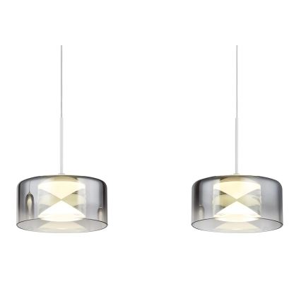 Globo - LED полилей на кабел LED/24W/230V бял/димчат