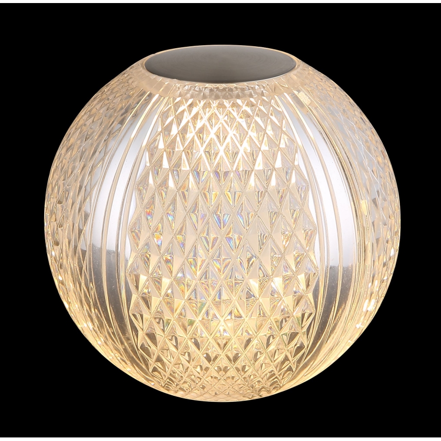 Globo - LED Димируема сензорна настолна лампа LED/2W/5V 1200 mAh USB прозрачен