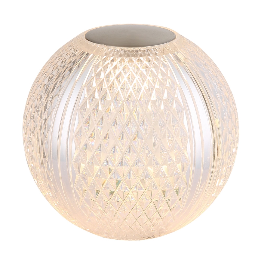 Globo - LED Димируема сензорна настолна лампа LED/2W/5V 1200 mAh USB прозрачен
