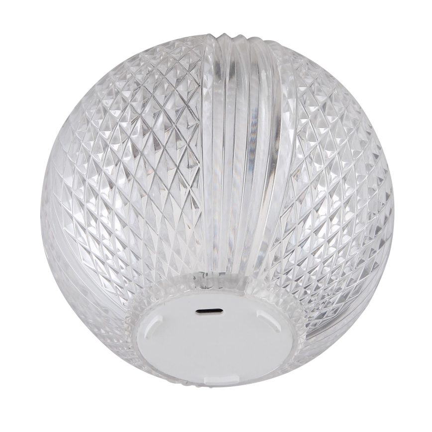 Globo - LED Димируема сензорна настолна лампа LED/2W/5V 1200 mAh USB прозрачен