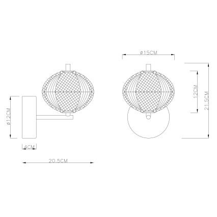 Globo - LED Аплик LED/7W/230V 3000/4500/6500K