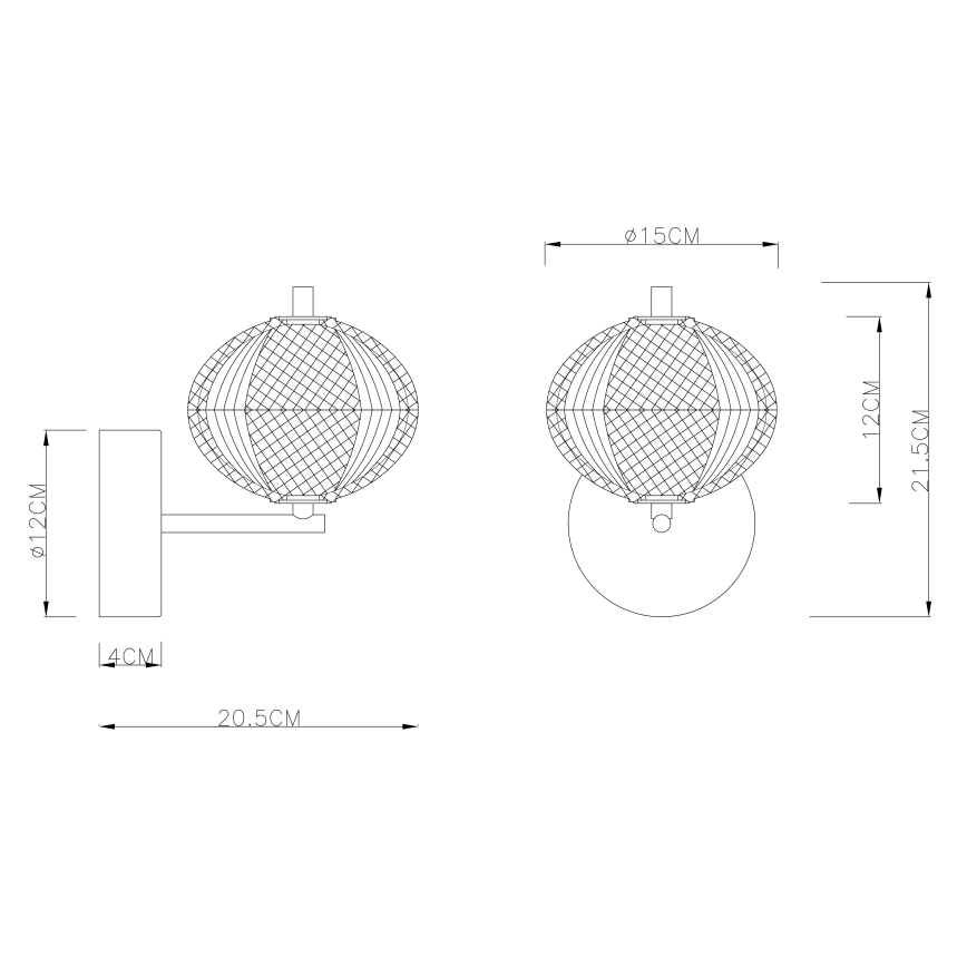 Globo - LED Аплик LED/7W/230V 3000/4500/6500K