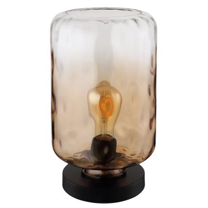 Globo - Настолна лампа 1xE27/60W/230V кафяв