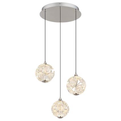 Globo - LED полилей на кабел LED/24W/230V