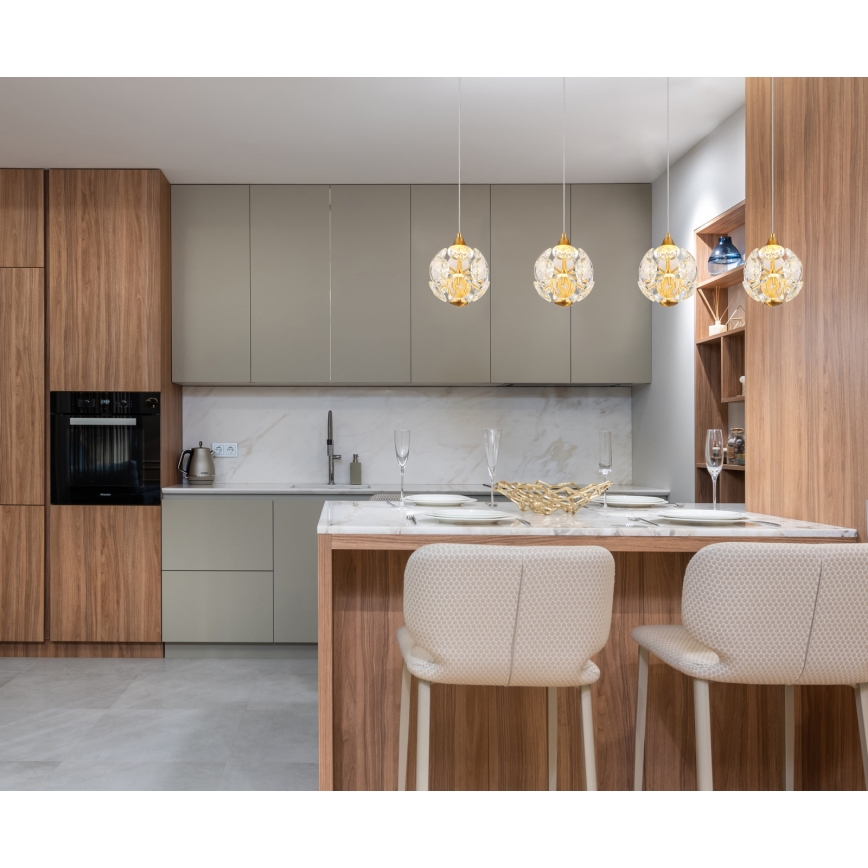 Globo - LED полилей на кабел LED/32W/230V 3000K златен
