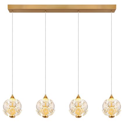 Globo - LED полилей на кабел LED/32W/230V 3000K златен