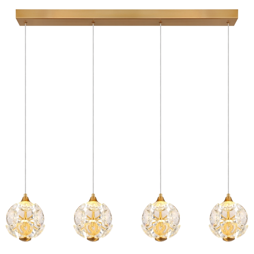 Globo - LED полилей на кабел LED/32W/230V 3000K златен