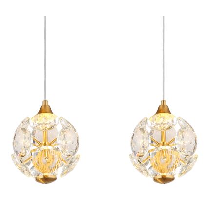 Globo - LED полилей на кабел LED/32W/230V 3000K златен