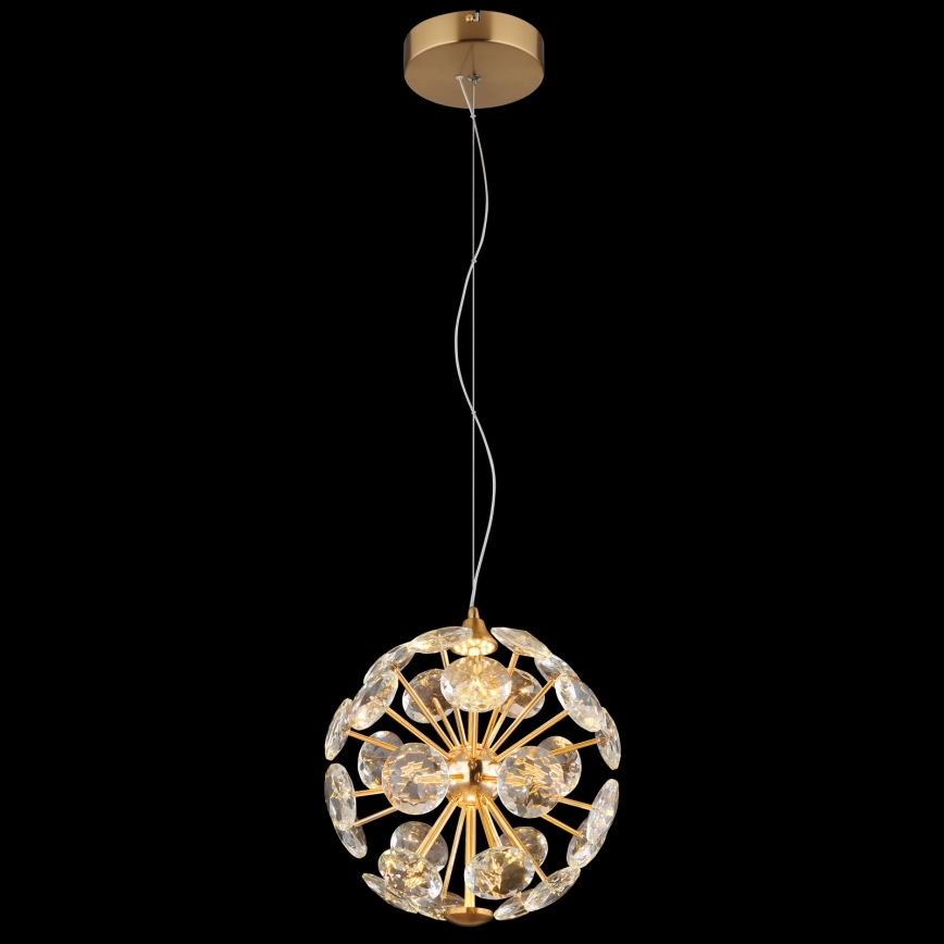 Globo - LED полилей на кабел LED/12W/230V 3000K златист