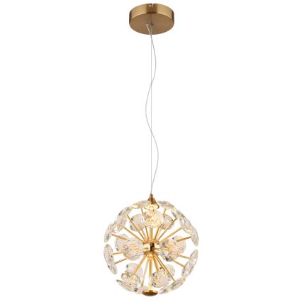 Globo - LED полилей на кабел LED/12W/230V 3000K златист