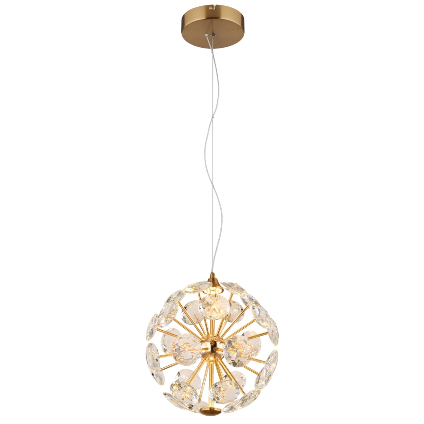 Globo - LED полилей на кабел LED/12W/230V 3000K златист