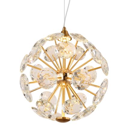 Globo - LED полилей на кабел LED/12W/230V 3000K златист