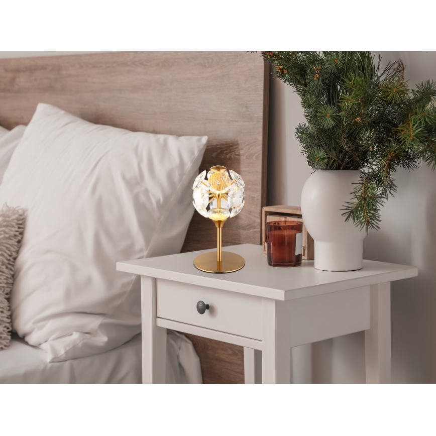 Globo - LED настолна лампа LED/8W/230V 3000K златна