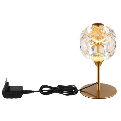 Globo - LED настолна лампа LED/8W/230V 3000K златна
