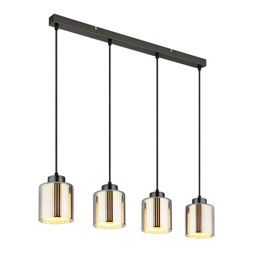 Globo - Пендел 4xE27/60W/230V лъскав хром