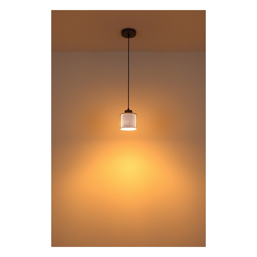 Globo - Пендел 1xE27/60W/230V лъскав хром Ø 14 см