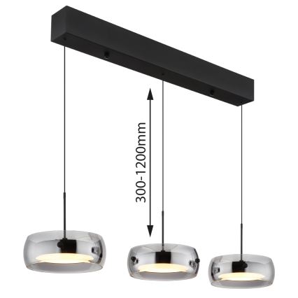 Globo - LED полилей на кабел LED/30W/230V 3000K