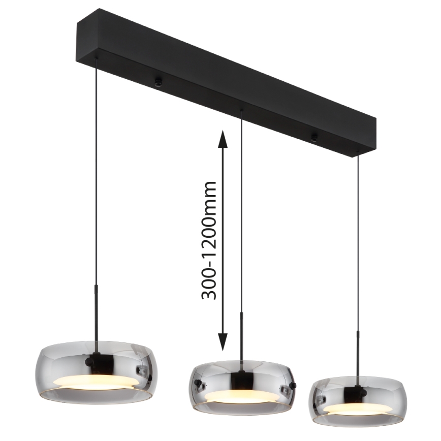 Globo - LED полилей на кабел LED/30W/230V 3000K