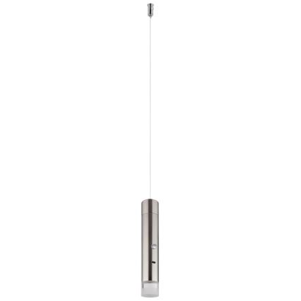 Globo - LED димируемо сензорно зареждаемо осветително тяло 2 в 1 LED/2W/230/5V матов хром