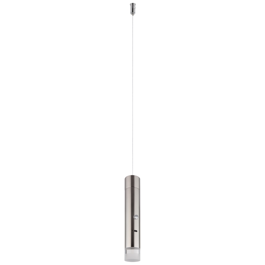 Globo - LED димируемо сензорно зареждаемо осветително тяло 2 в 1 LED/2W/230/5V матов хром