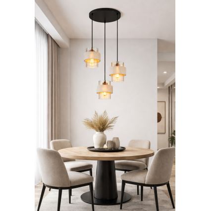 Globo - Полилей на кабел 3xE27/40W/230V