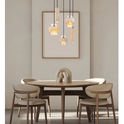 Globo - Полилей на кабел 3xE27/40W/230V + 2xGU10/10W