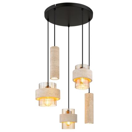 Globo - Полилей на кабел 3xE27/40W/230V + 2xGU10/10W