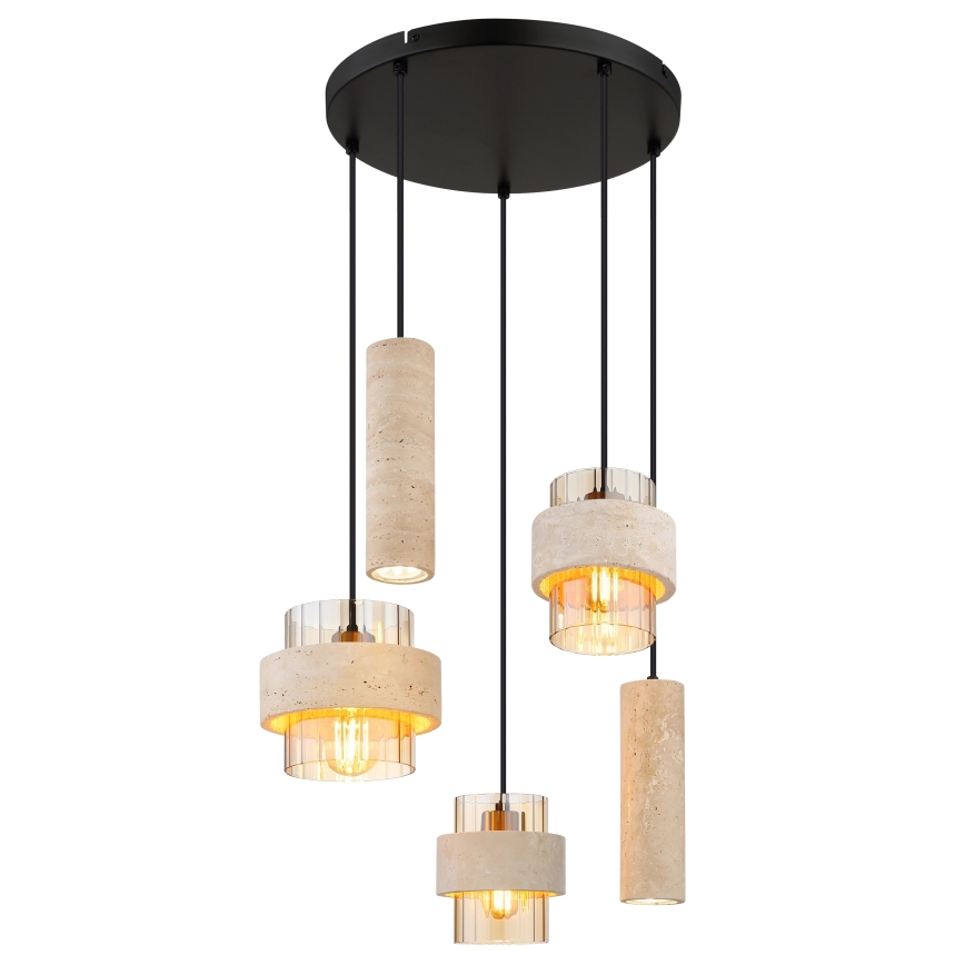 Globo - Полилей на кабел 3xE27/40W/230V + 2xGU10/10W