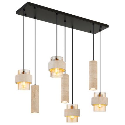 Globo - Полилей на кабел 4xE27/40W/230V + 3xGU10/10W