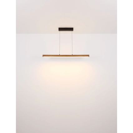 Globo - LED димируем сензорен полилей на кабел LED/24W/230V + LED/3W 3000K кафяв