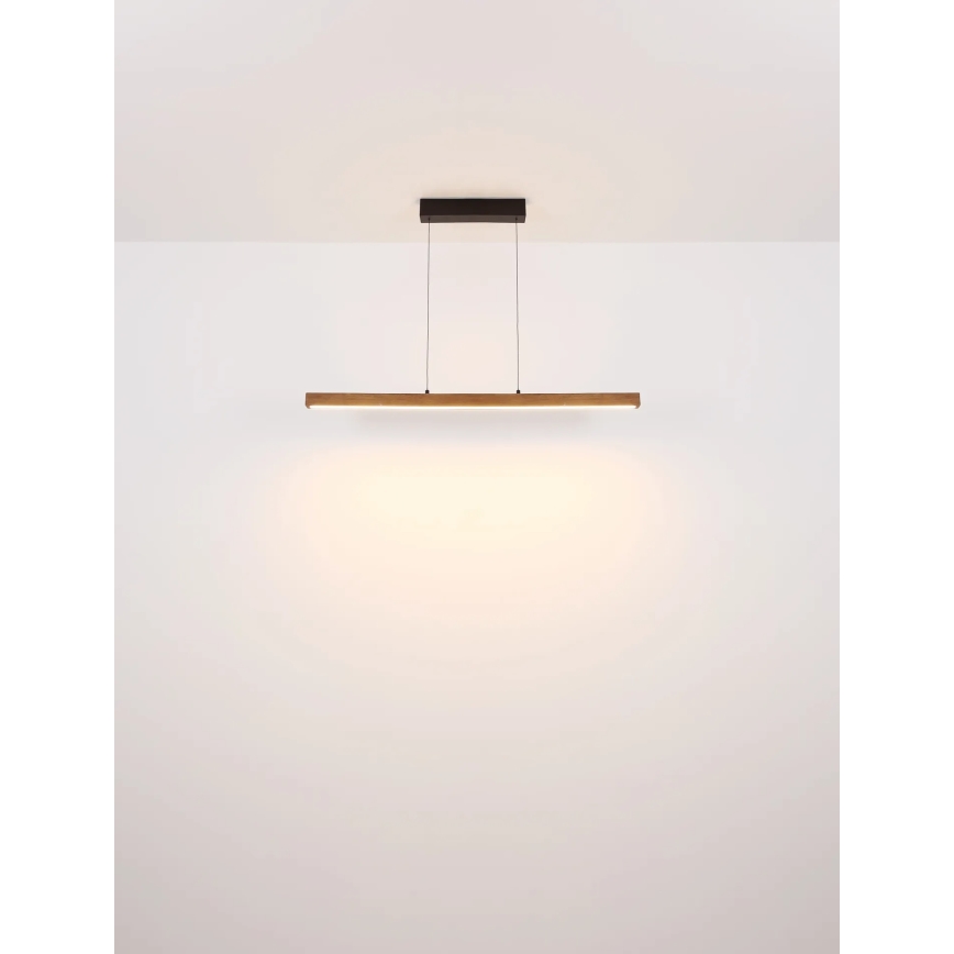 Globo - LED димируем сензорен полилей на кабел LED/24W/230V + LED/3W 3000K кафяв