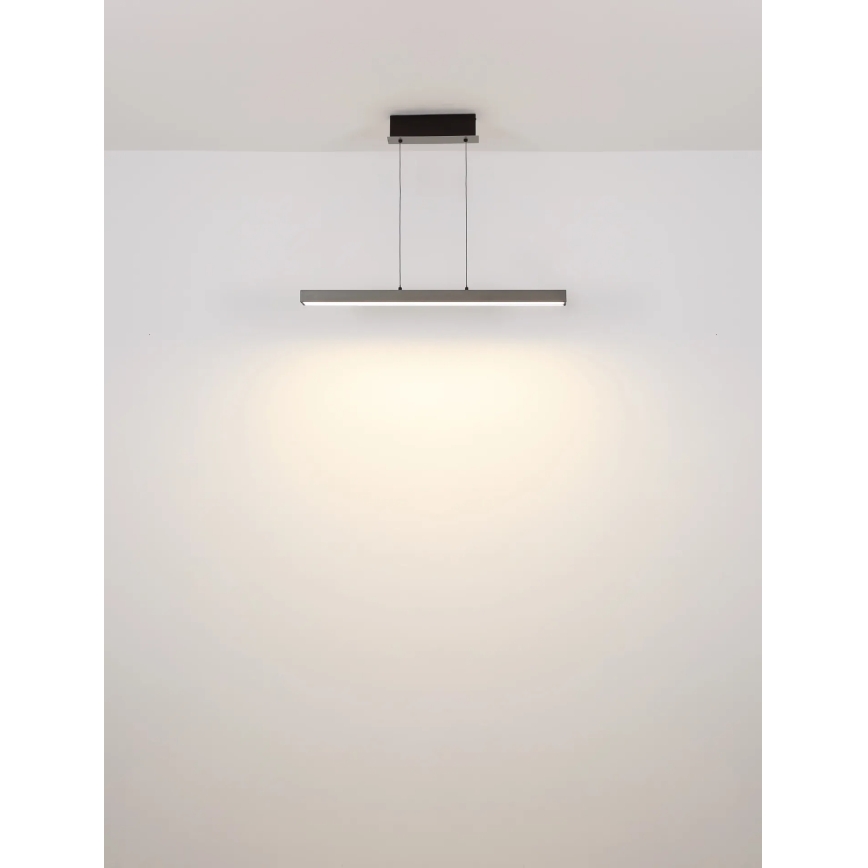Globo - LED димируем сензорен полилей на кабел LED/39W/230V 2700/4000/6000K сив