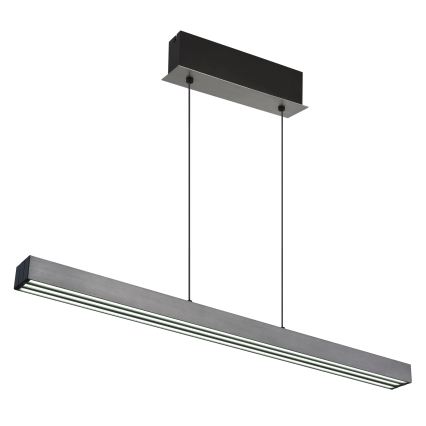 Globo - LED димируем сензорен полилей на кабел LED/39W/230V 2700/4000/6000K сив