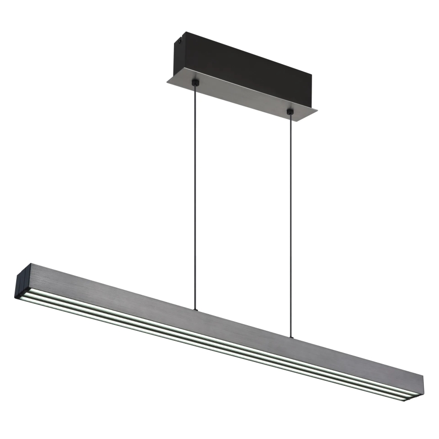 Globo - LED димируем сензорен полилей на кабел LED/39W/230V 2700/4000/6000K сив