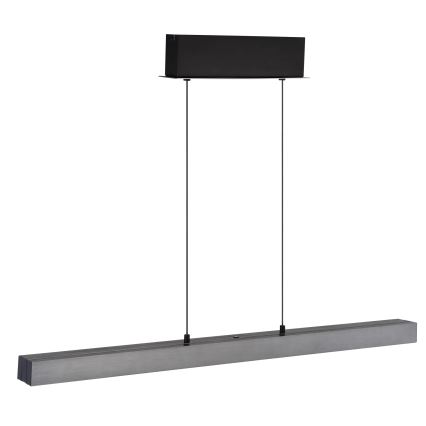 Globo - LED димируем сензорен полилей на кабел LED/39W/230V 2700/4000/6000K сив