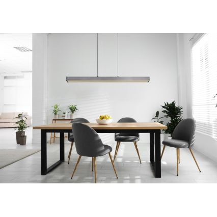 Globo - LED сензорно димируем полилей на кабел LED/39W/230V 2700/4000/6000K матов хром