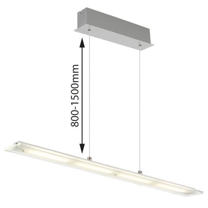 Globo - LED сензорно регулируем полилей на кабел LED/20W/230V 3000/4000/6500K