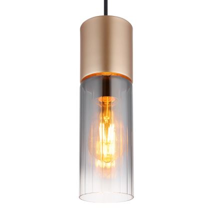 Globo - Пендел 1xE27/25W/230V бронзов Ø 10 см