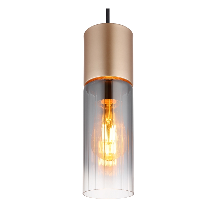 Globo - Пендел 1xE27/25W/230V бронзов Ø 10 см