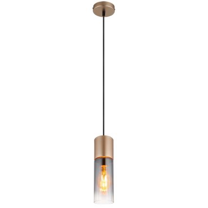 Globo - Пендел 1xE27/25W/230V бронзов Ø 10 см